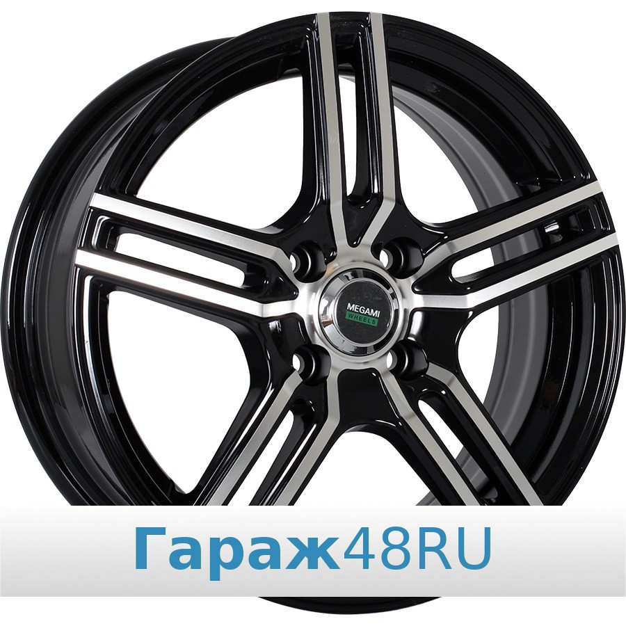 Megami MGM-1 R15 / 6J PCD 4x100 ET 36 ЦО 60.1 Литые Серебристый